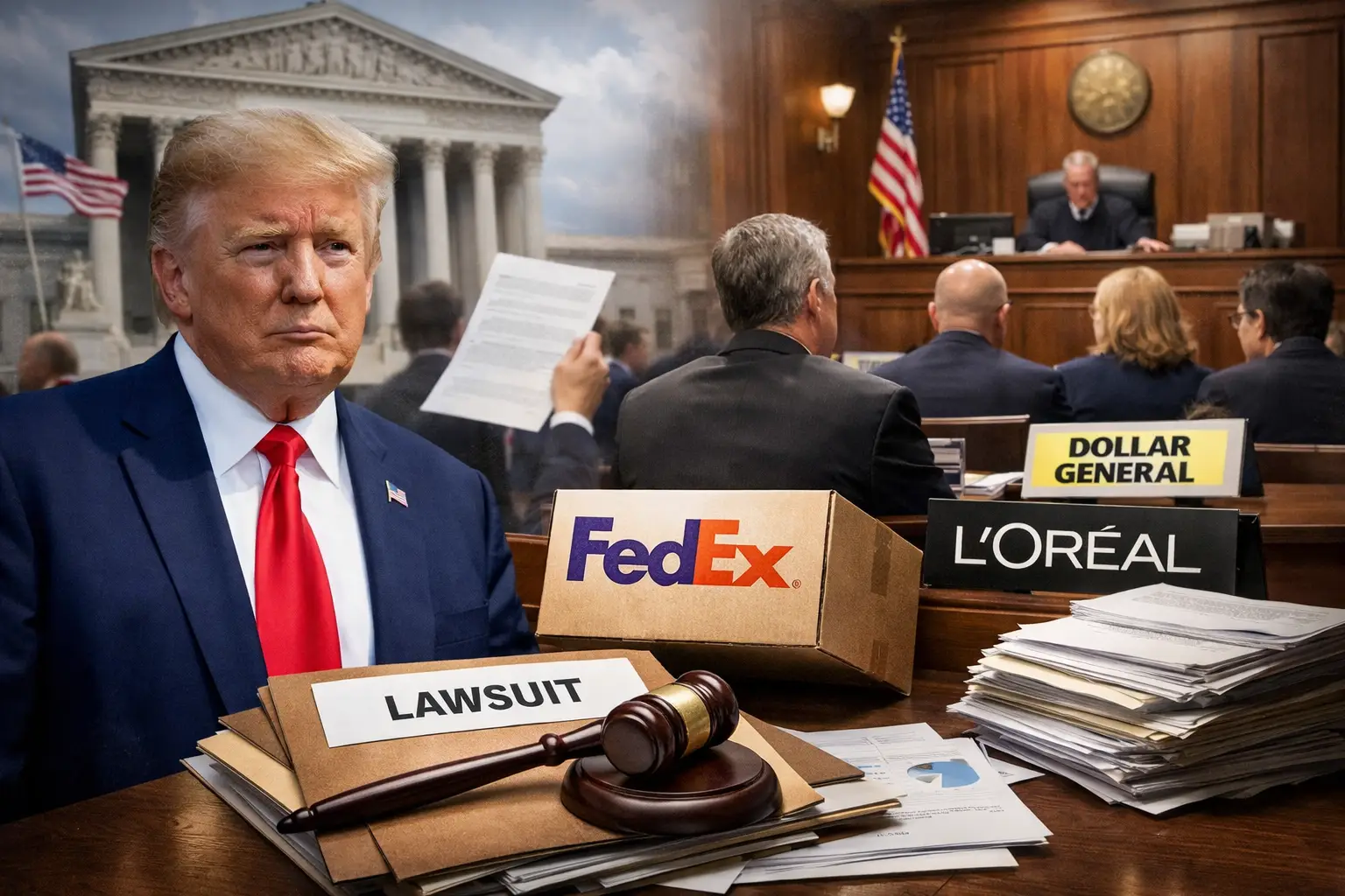 Setelah Putusan Mahkamah Agung, Trump Dihadapkan Lebih dari 2.000 Gugatan Tarif Impor